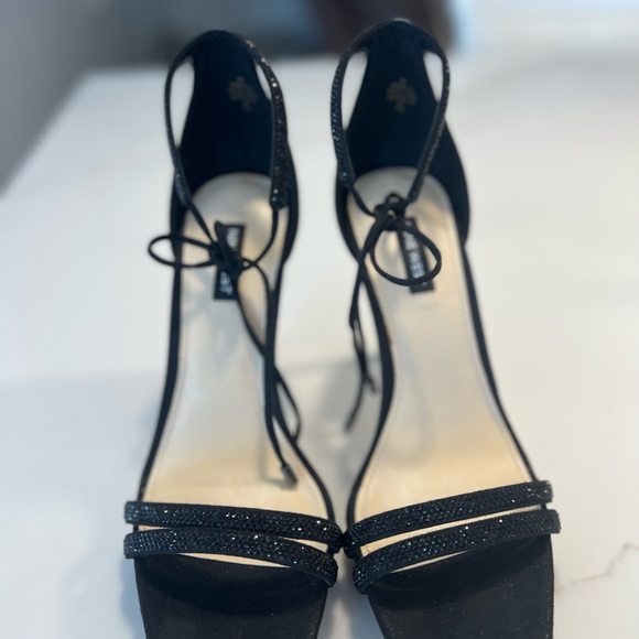 Nine West-Zaedyn 2 -Front tie high heel sandals. Size 9 M - Picture 11 of 12